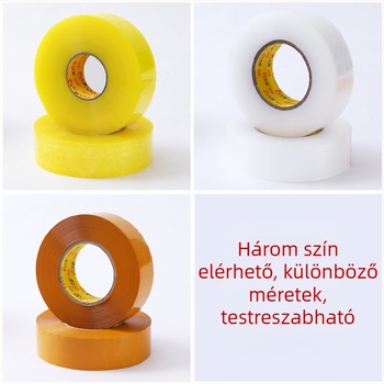 [Új termék] Átlátszó ragasztószalag Expressz csomagoló tömítőszalag Tömítőszalag Nagy tekercs széles ragasztószalag