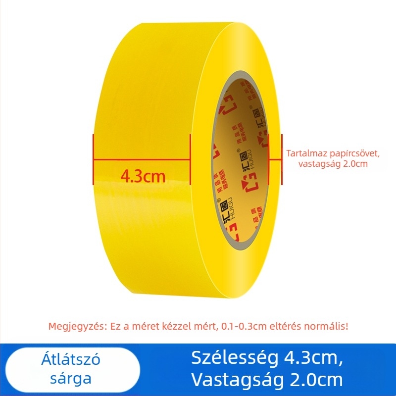 [Új termék] Átlátszó ragasztószalag Expressz csomagoló tömítőszalag Tömítőszalag Nagy tekercs széles ragasztószalag