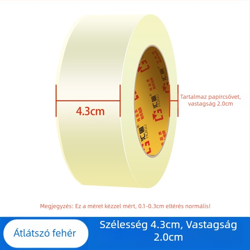 [Új termék] Átlátszó ragasztószalag Expressz csomagoló tömítőszalag Tömítőszalag Nagy tekercs széles ragasztószalag