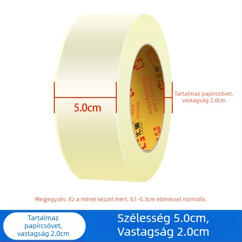 [Új termék] Átlátszó ragasztószalag Expressz csomagoló tömítőszalag Tömítőszalag Nagy tekercs széles ragasztószalag