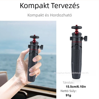 Asztali hosszabbító állvány hordozható mini mobiltelefon kamera tükör nélküli élő közvetítés vlog konzol háromállású teleszkópos szelfibot