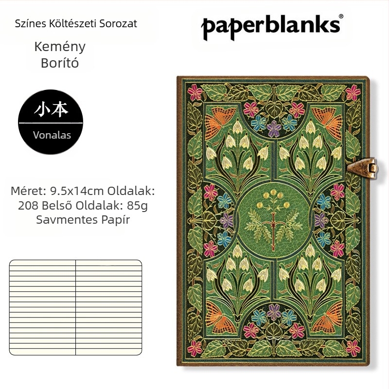 Színes költői jegyzetfüzet Mimosa szerelmes költészet jegyzettömb kreatív kis friss kézikönyv diák gyönyörű ajándék