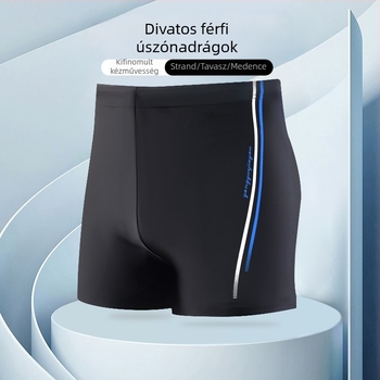 Zavarba ejtő férfi úszófelszerelés lapos szögű, nagy méretű ifjúsági divatos úszónadrágok, úszónadrágok 2025-ben, gyorsan száradó, professzionális, új stílus