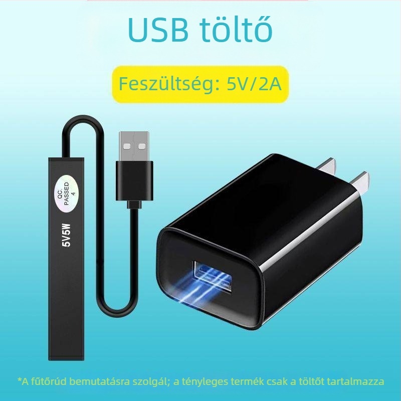 Akvárium fűtőrúd kicsi mini intelligens hőmérséklet-szabályozó irodai asztali üveg kerek henger automatikus hőmérséklet-szabályozó fűtőrúd