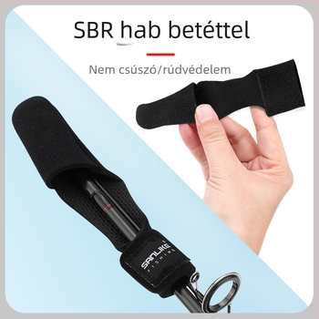 Luya botköteg bottal, enyhén védőburkolattal, csepegtető kerékkel, forgó kerékkel, kötő rúdtekercselő rúd fix rúdvédő sapkával