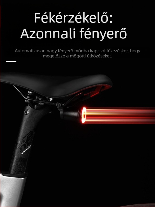 Eslnf kerékpár hátsó lámpa újratölthető, nagy tartósságú éjszakai kerékpáros lámpa, országúti kerékpáros lámpa, hegyi kerékpáros felszerelés