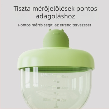 Baba tanulási ivópohár, PP anyagból készült háztartási gyerek szívószálas pohár, leesésgátló tejpohár mérleggel, nagykereskedelem