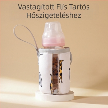 Univerzális termoszkészlet palackokhoz, standard kaliberű palackkiegészítők, hordozható melegítőtáska, nagy értékű leesésgátló készlet palackokhoz