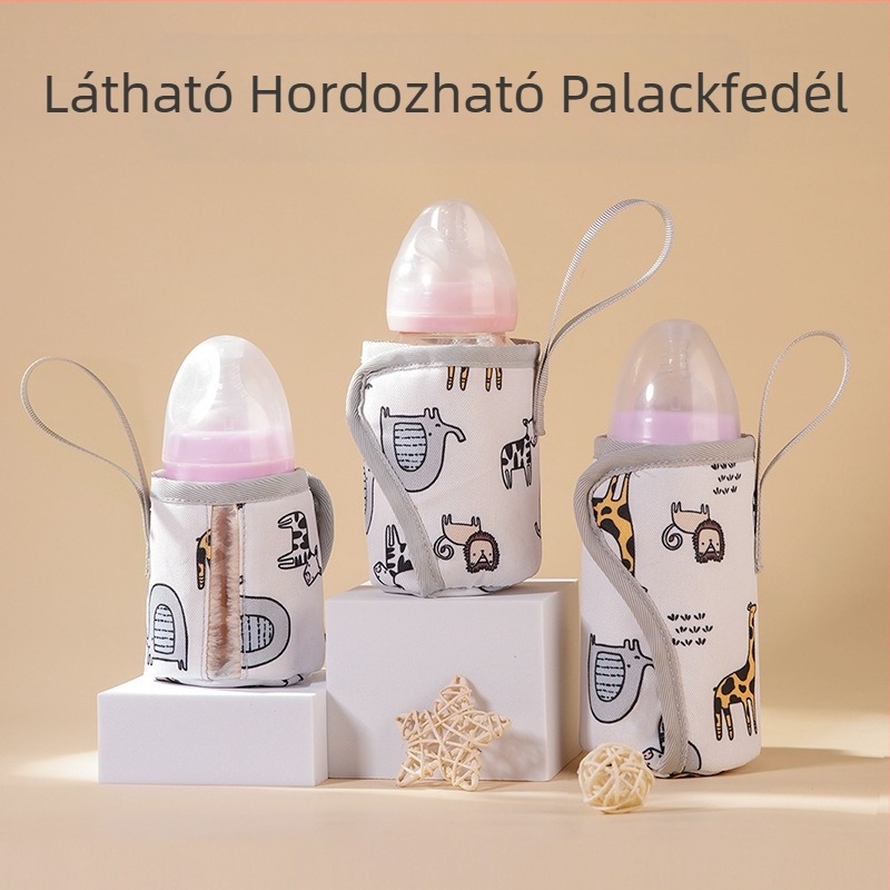 Univerzális termoszkészlet palackokhoz, standard kaliberű palackkiegészítők, hordozható melegítőtáska, nagy értékű leesésgátló készlet palackokhoz