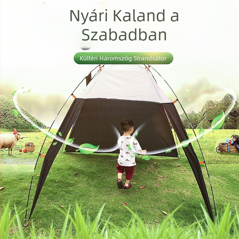 Strand sátor kültéri napernyő sátor ponyva kemping sátor horgászat összecsukható napvédelem strand sátor tengerparti határátlépés