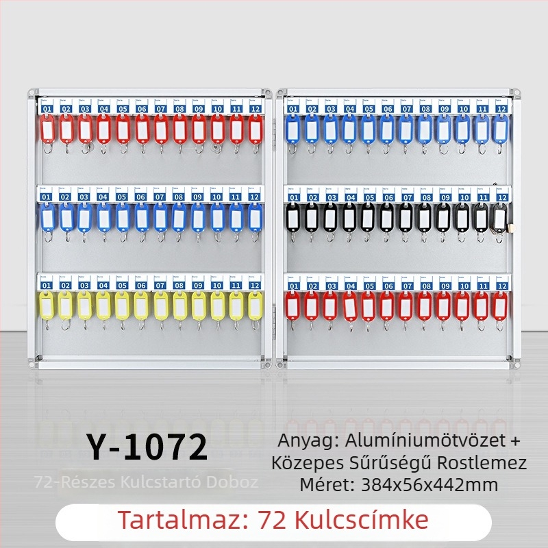Kulcstartó doboz Falra szerelhető kezelődoboz Ingatlanügynökségi kulcsszekrény Kezelőszekrény Autókulcs-tároló doboz Falra szerelhető