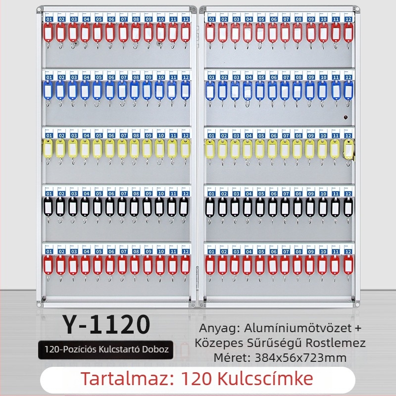 Kulcstartó doboz Falra szerelhető kezelődoboz Ingatlanügynökségi kulcsszekrény Kezelőszekrény Autókulcs-tároló doboz Falra szerelhető