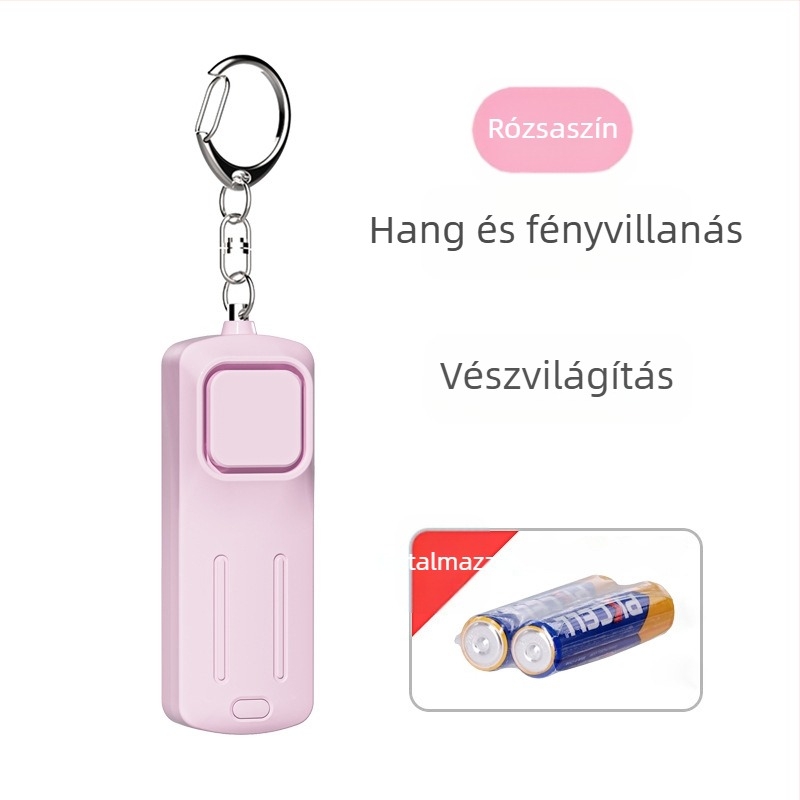 Személyes farkasriasztó újratölthető zseblámpa hordozható hordozható intelligens kültéri SOS