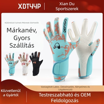 Új professzionális játékminőségű kapuskesztyűk Kapuskesztyűk Futballkesztyűk Edzőverseny Csúszásmentes kapus