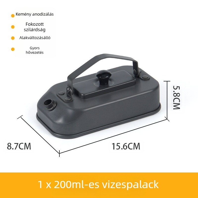 Kültéri kemping alumínium ötvözet vízforraló hordozható összecsukható vízforraló japán teáskanna kemping vízforraló tea kávéfőző