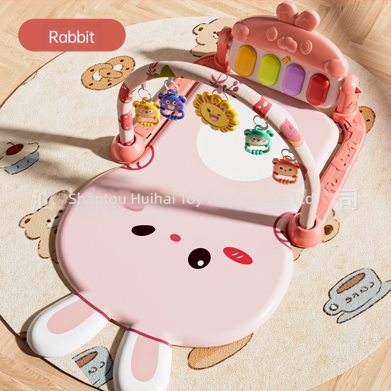 Amazon új baba lábzongora fitnesz állvány EN71 újszülött multifunkcionális zongora mászószőnyeg játékkal