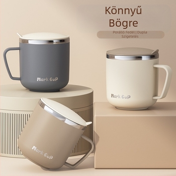 Speciális pohár zabpehely áztatásához, tejes reggelizőpohár, bögre, 304 rozsdamentes acél kávéspohár, új pohár nőknek, férfiaknak