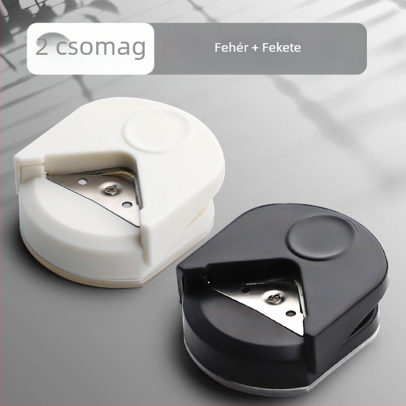 Lekerekített sarokvágó R4 lekerekített sarokvágó kis lekerekített vágó posztgraduális felvételi vizsgára letört, kivehető lapú íves fotó diy üdvözlőlap