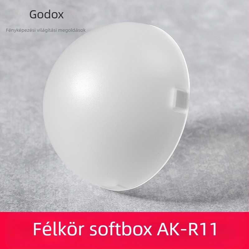 Shenniu S-R1 kerek lámpafej tartozék adapter gyűrűs tetejű vaku V1 AD200PRO fotózási kiegészítők AK-R1