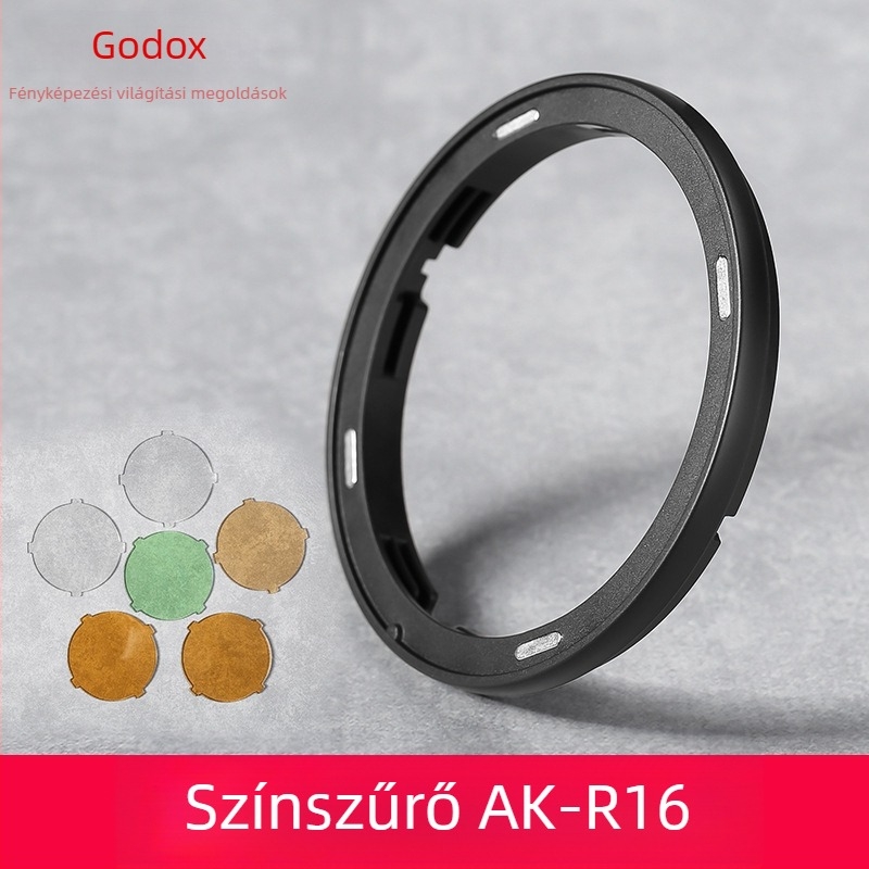 Shenniu S-R1 kerek lámpafej tartozék adapter gyűrűs tetejű vaku V1 AD200PRO fotózási kiegészítők AK-R1