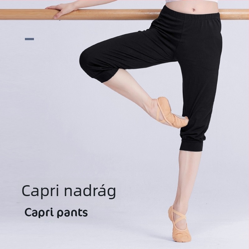 Felnőtt táncnadrág aerobik alsó női retészes karcsúsított zsugornadrág férfi testhezálló táncnadrág fekete karcsúsított fitnesznadrág