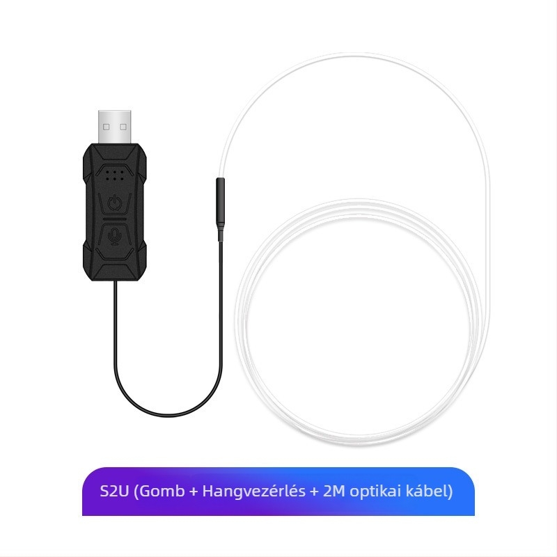 Határokon átnyúló új, 64 színű autó hangulatvilágítás, színes központi vezérlésű APP zenei ritmusvilágítás, szálmentes USB díszvilágítás