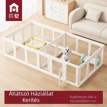 Claw Villa átlátszó kutyakerítés akril kennel kisállat beltéri kerítés nyúl nagy kutya kis kutya kutyaketrec