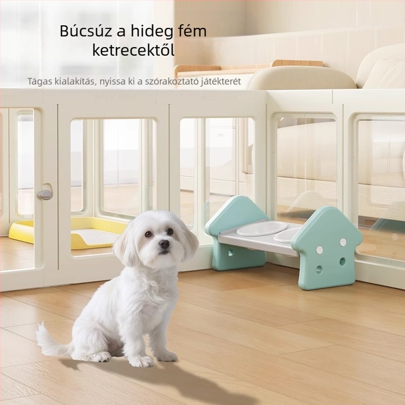 Claw Villa átlátszó kutyakerítés akril kennel kisállat beltéri kerítés nyúl nagy kutya kis kutya kutyaketrec