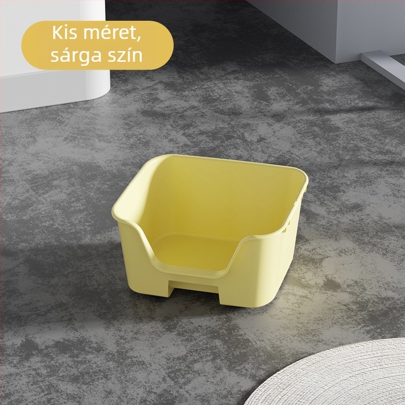 Macskaalom, félig zárt, extra nagy macskavécé, fröccsenésgátló betéttel, fiókos macskaalom, kiscica szagtalanító kakiláda