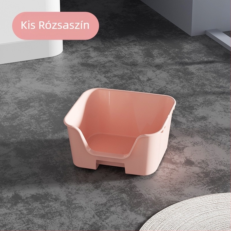 Macskaalom, félig zárt, extra nagy macskavécé, fröccsenésgátló betéttel, fiókos macskaalom, kiscica szagtalanító kakiláda