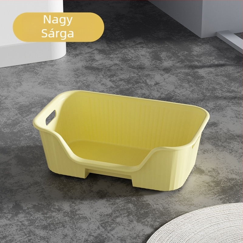 Macskaalom, félig zárt, extra nagy macskavécé, fröccsenésgátló betéttel, fiókos macskaalom, kiscica szagtalanító kakiláda