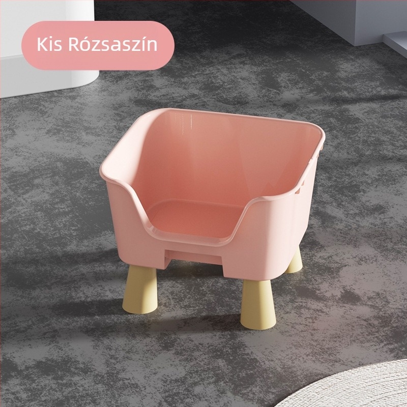 Macskaalom, félig zárt, extra nagy macskavécé, fröccsenésgátló betéttel, fiókos macskaalom, kiscica szagtalanító kakiláda