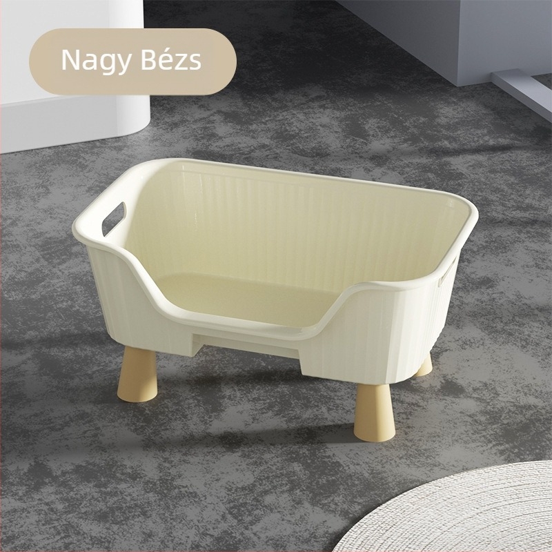 Macskaalom, félig zárt, extra nagy macskavécé, fröccsenésgátló betéttel, fiókos macskaalom, kiscica szagtalanító kakiláda