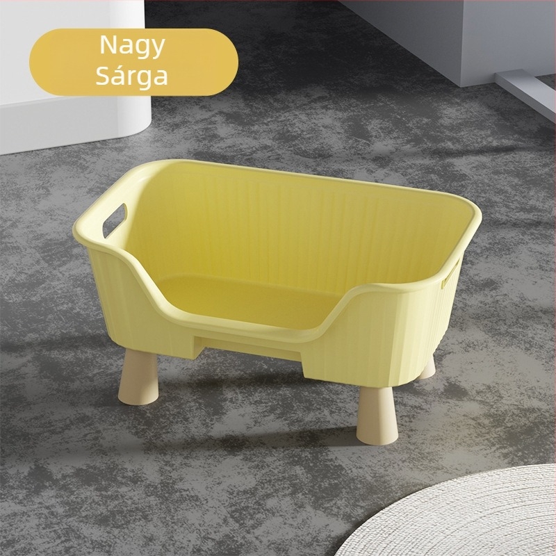 Macskaalom, félig zárt, extra nagy macskavécé, fröccsenésgátló betéttel, fiókos macskaalom, kiscica szagtalanító kakiláda