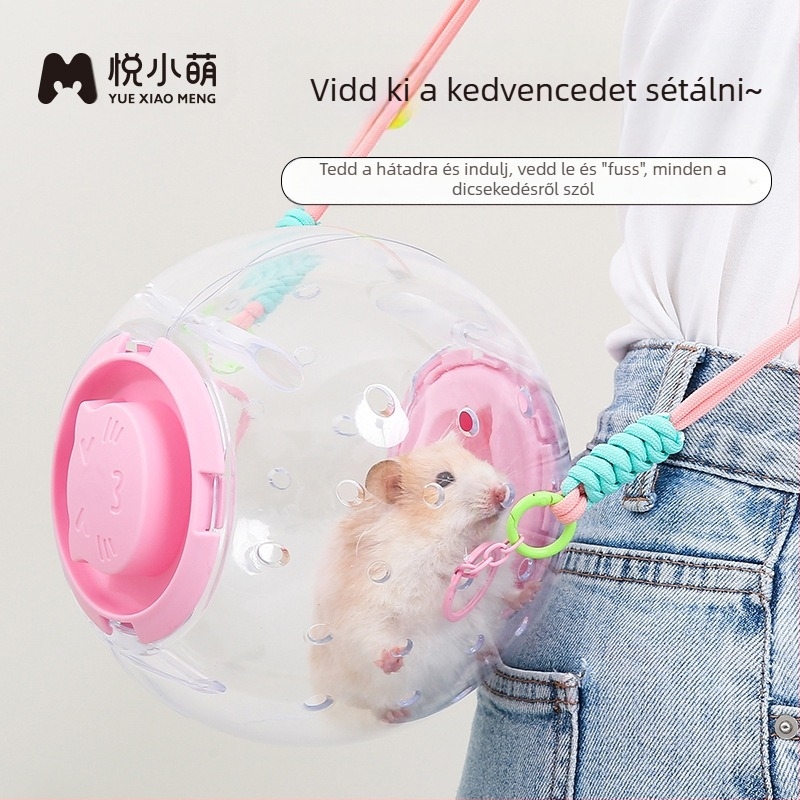 Yue Xiaomeng hörcsögketreces futólabda kettős célú aranymedve lopakodó játék kimenő pántos fészek túlméretezett luxusvilla