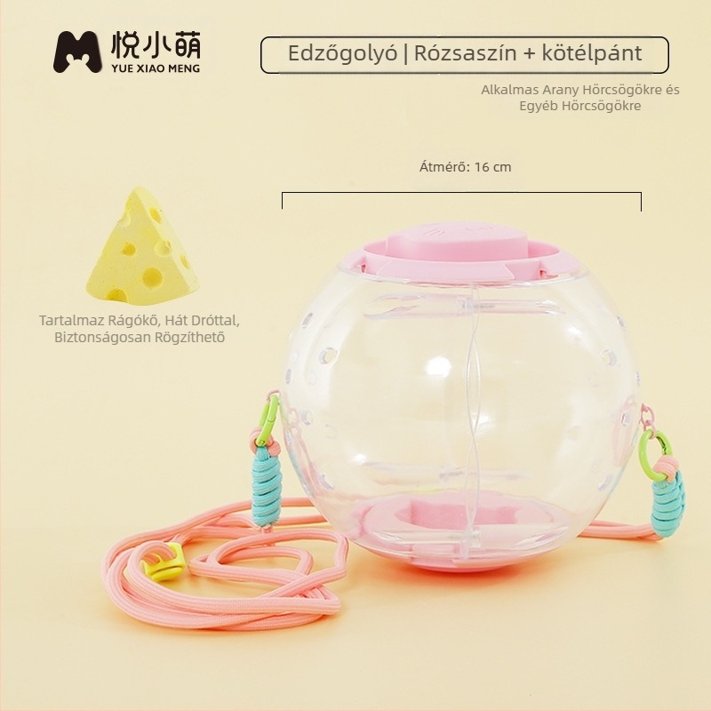 Yue Xiaomeng hörcsögketreces futólabda kettős célú aranymedve lopakodó játék kimenő pántos fészek túlméretezett luxusvilla