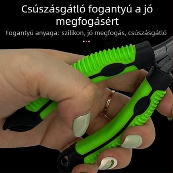 Horgászfelszerelés rézcső dupla rézcső horgászzsinór tartó burkolat krimpelőfogó horgász acélhuzal bilincs cső krimpelőfogó öltöny