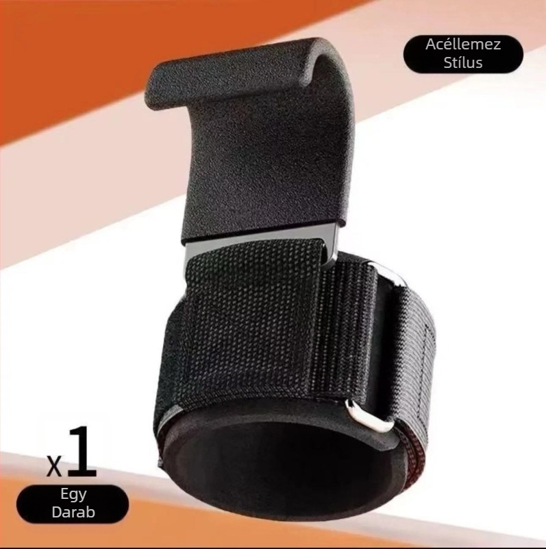 Fitness súlyemelés erőnléti edzés emlékeztető horog fitnesz férfi vízszintes rúd húzódzkodás dupla horog emlékeztető csuklópánt