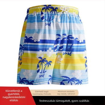 Határokon átnyúló Amazon Független Állomás Kockás Rövidnadrág Férfi 2025 Nyári Új Lezser Strandnadrág Öt Pontos Nadrág