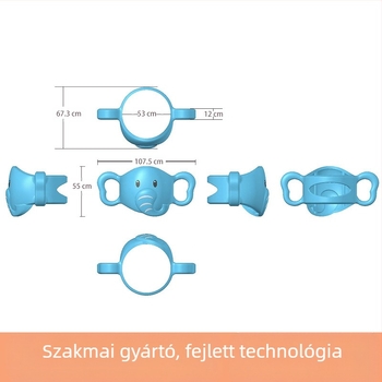 Dr. Brown palackfogantyú puha szilikon fogantyú palack vizespohár palack kiegészítők nagykereskedelem szívószál kényelmes