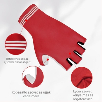 Kerékpáros kesztyűk Férfi Nyári Légáteresztő Sport Csúszásgátló Napvédő Légáteresztő Kerékpározás Szabadtéri Horgászat Fél ujjas Kerékpáros kesztyűk