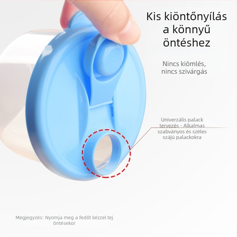Új baba tejpor csomagoló doboz, kényelmes háromrekeszes tejpor tároló doboz, kivehető tejpor tégely nagykereskedelem 300ml