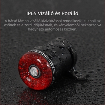 Yinji SR1pro kerékpár intelligens hátsó lámpa C típusú töltő vízálló lámpa éjszakai lovagló hátsó lámpa fék indukciós hátsó lámpa