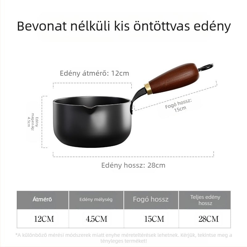 Új mini olajöntő edény háztartási olajöntő forró olaj kis vasedény öntési nap gazdag multifunkcionális kis edény gyári nagykereskedelem