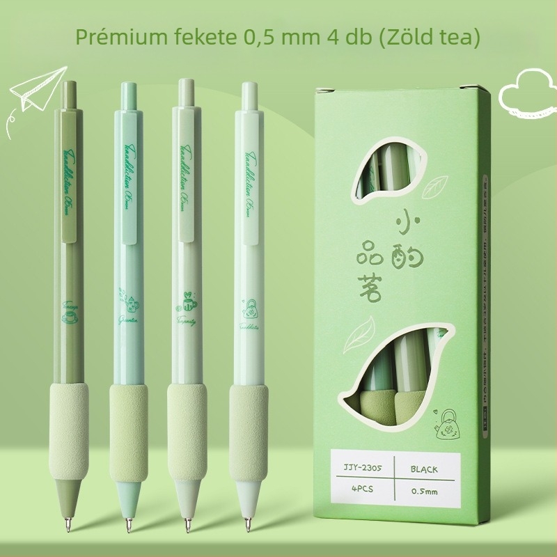 Kávé ecset gyorsan száradó toll nagy színű ecset toll fekete toll nyomózselés toll középiskolás diák irodai diákpapír