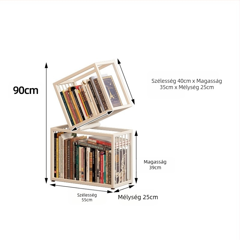 Trendi otthoni sarok függőleges kreatív könyvespolc modern álló egyszerű tárolóállvány könyvespolc-tanulmány sarokpolc
