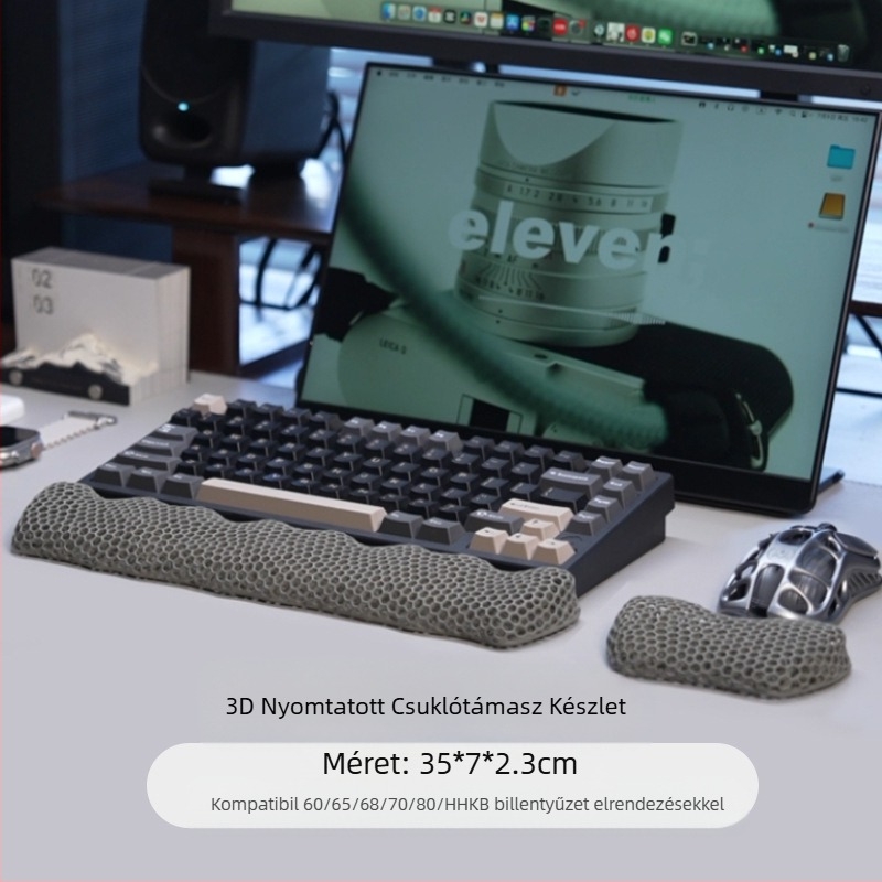 Határokon átnyúló 3D nyomtatású billentyűzet kézi billentyűzet egérpad mechanikus billentyűzet kézi csuklópárna csuklópárna csuklópárna