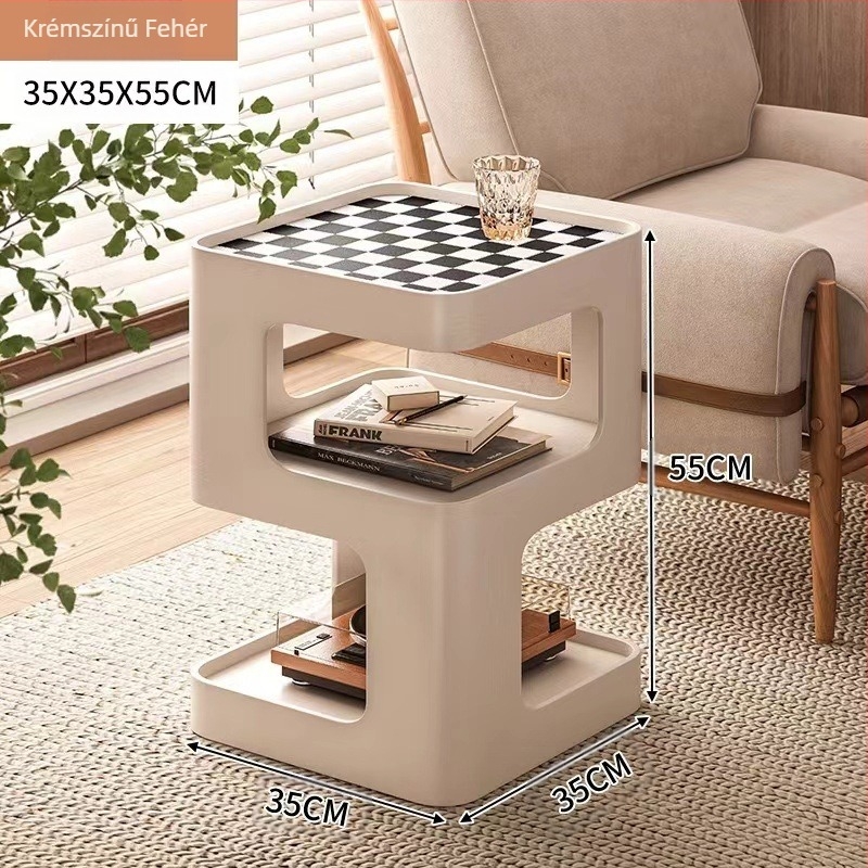 Nappali Kanapé Kisasztal Vas Kis dohányzóasztal Kisszekrény Modern Egyszerű Sarokszekrény Kreatív Internet Népszerű Sarokasztal Lámpa Luxus Éjjeliszekrény