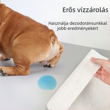 Kisállat vizelettisztító párnák, vizeletfelszívó papír, kutyapelenkák, vizelettörlő papír, macska- és kutya nedvszívó papír, kutya vizeletfelszívó papír, kutya vizeletfelszívó tisztítószerek