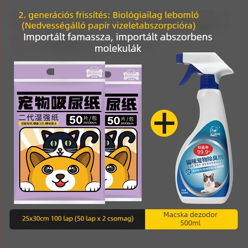Kisállat vizelettisztító párnák, vizeletfelszívó papír, kutyapelenkák, vizelettörlő papír, macska- és kutya nedvszívó papír, kutya vizeletfelszívó papír, kutya vizeletfelszívó tisztítószerek